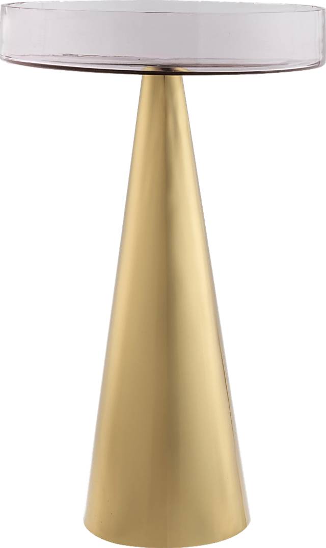Cansler Gold Small Accent Table - Thumbnail - Image 2
