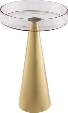 Cansler Gold Small Accent Table