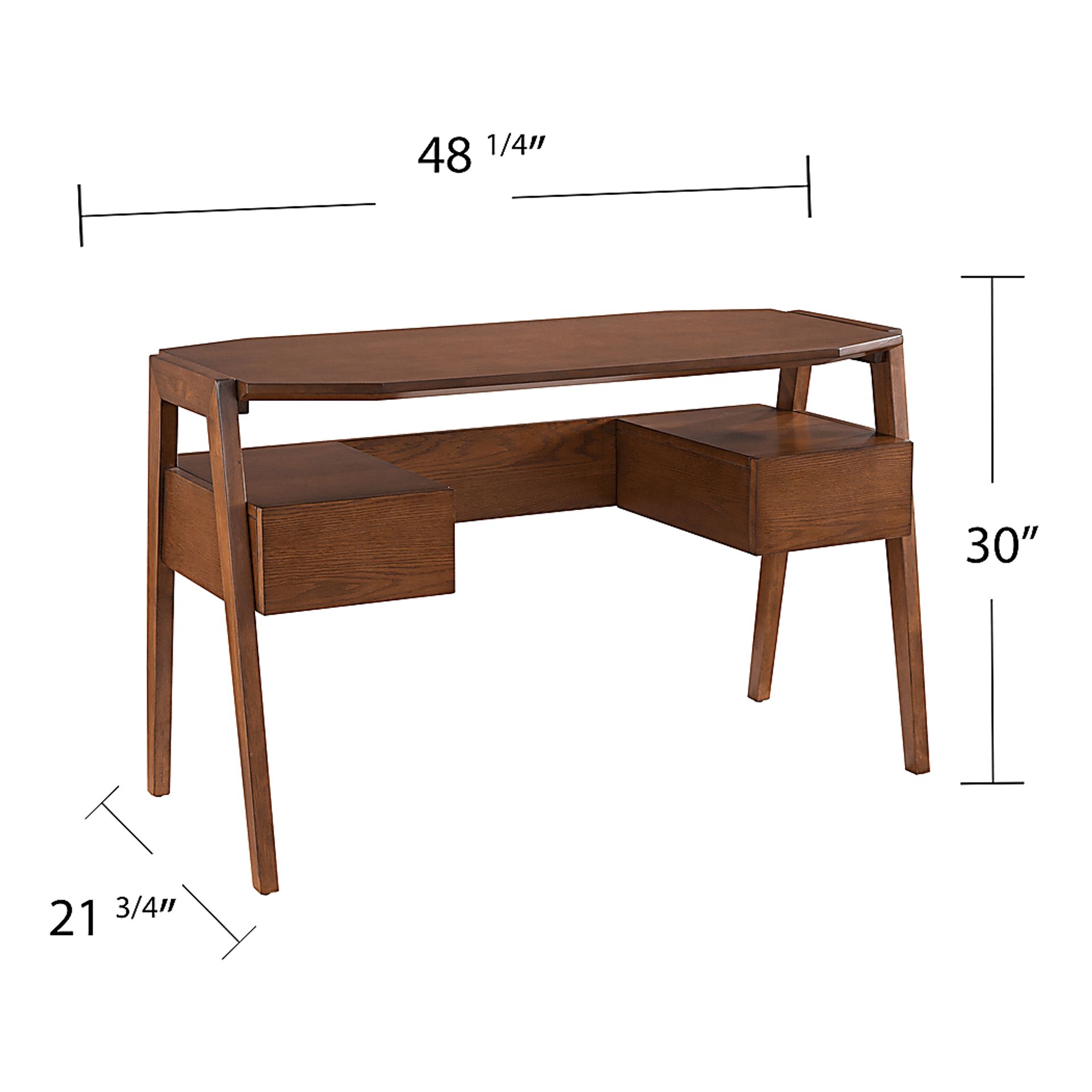 Canterberry Brown Desk - Image 6