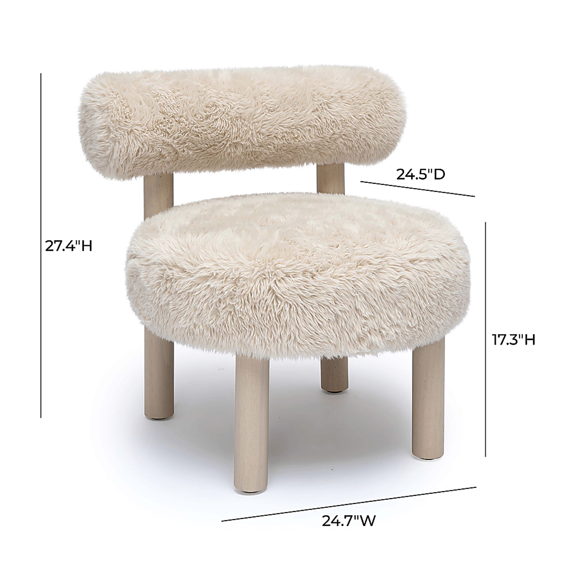 Canterdury Natural Accent Chair - Image 6