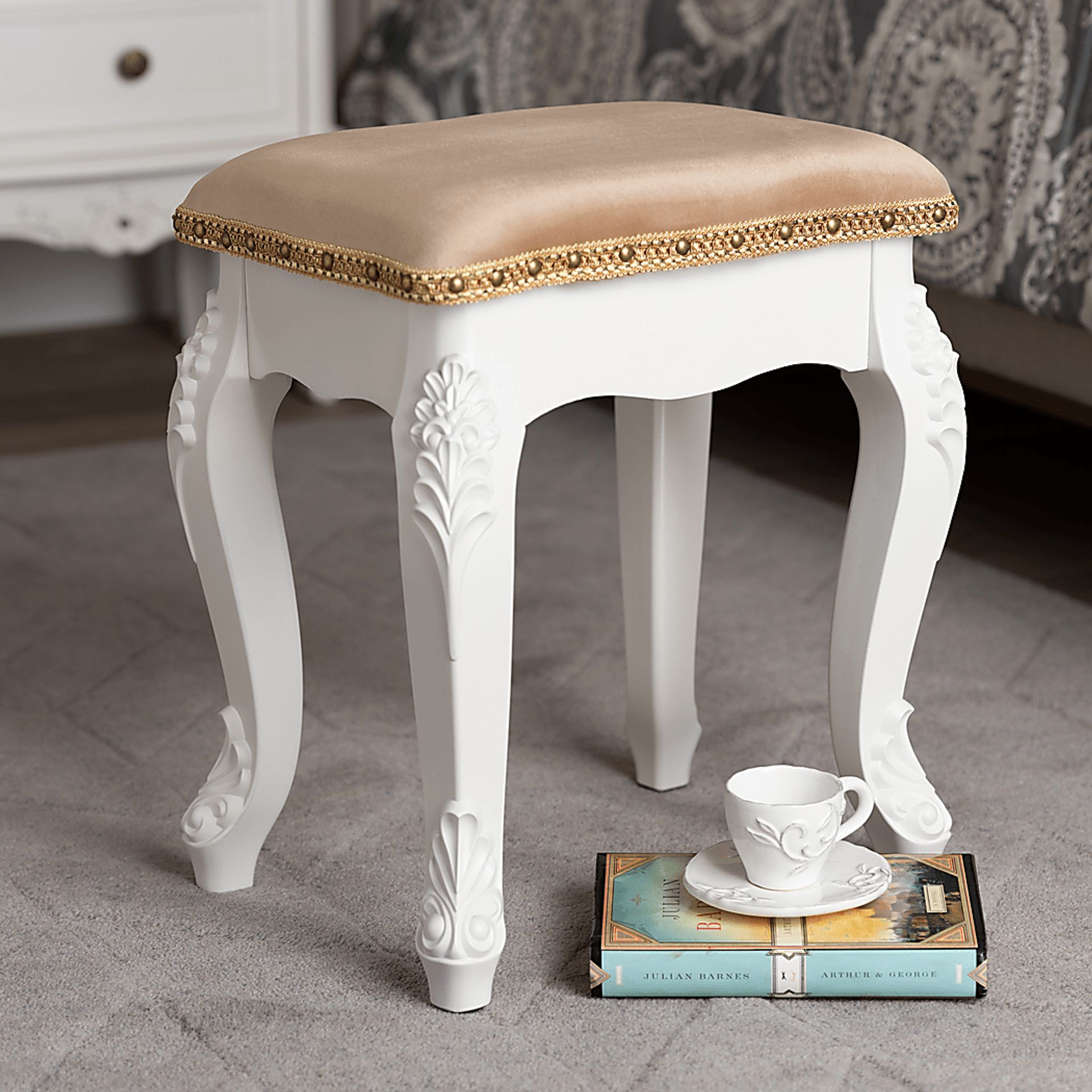 Canterwood Way Beige Ottoman - Image 7