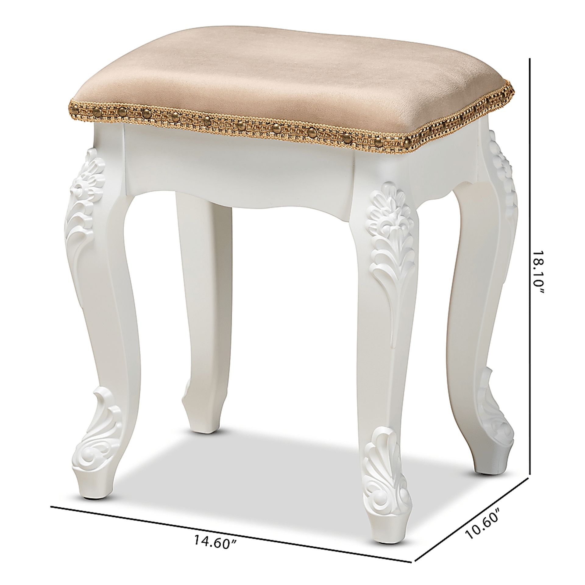 Canterwood Way Beige Ottoman - Image 8