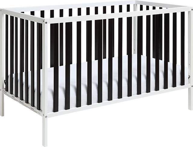 Kids Canticle Black/White Crib - Thumbnail - Image 1