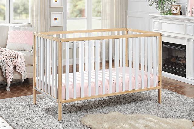 Kids Canticle Natural/White Crib - Thumbnail - Image 4