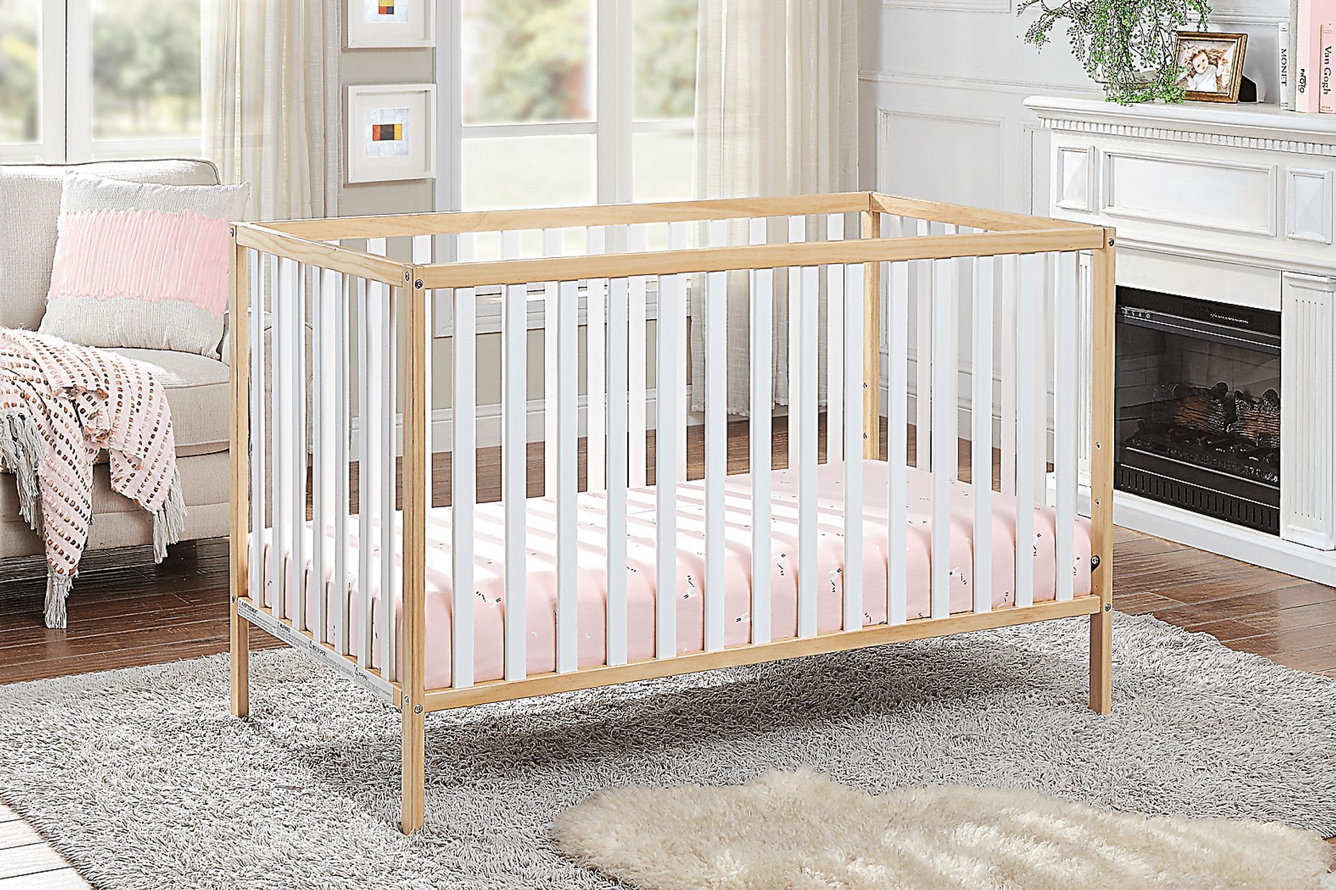 Kids Canticle Natural/White Crib - Image 4