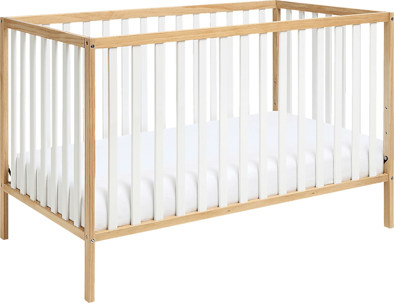 Kids Canticle Natural/White Crib