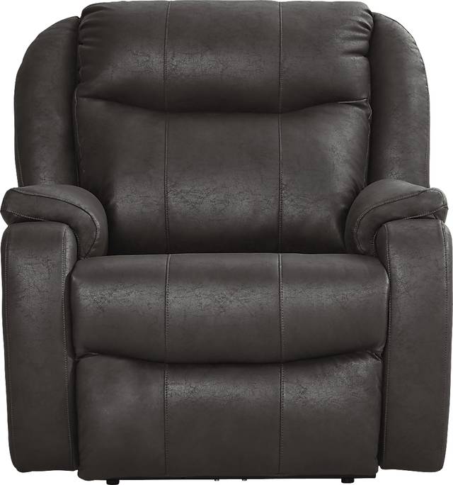 Canton Hills Chocolate Triple Power Recliner - Thumbnail - Image 3