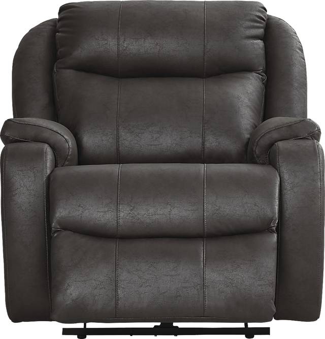 Canton Hills Chocolate Triple Power Recliner - Thumbnail - Image 4
