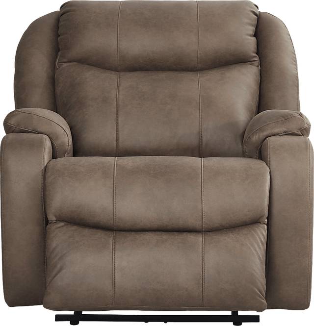 Canton Hills Mocha Triple Power Recliner - Thumbnail - Image 4