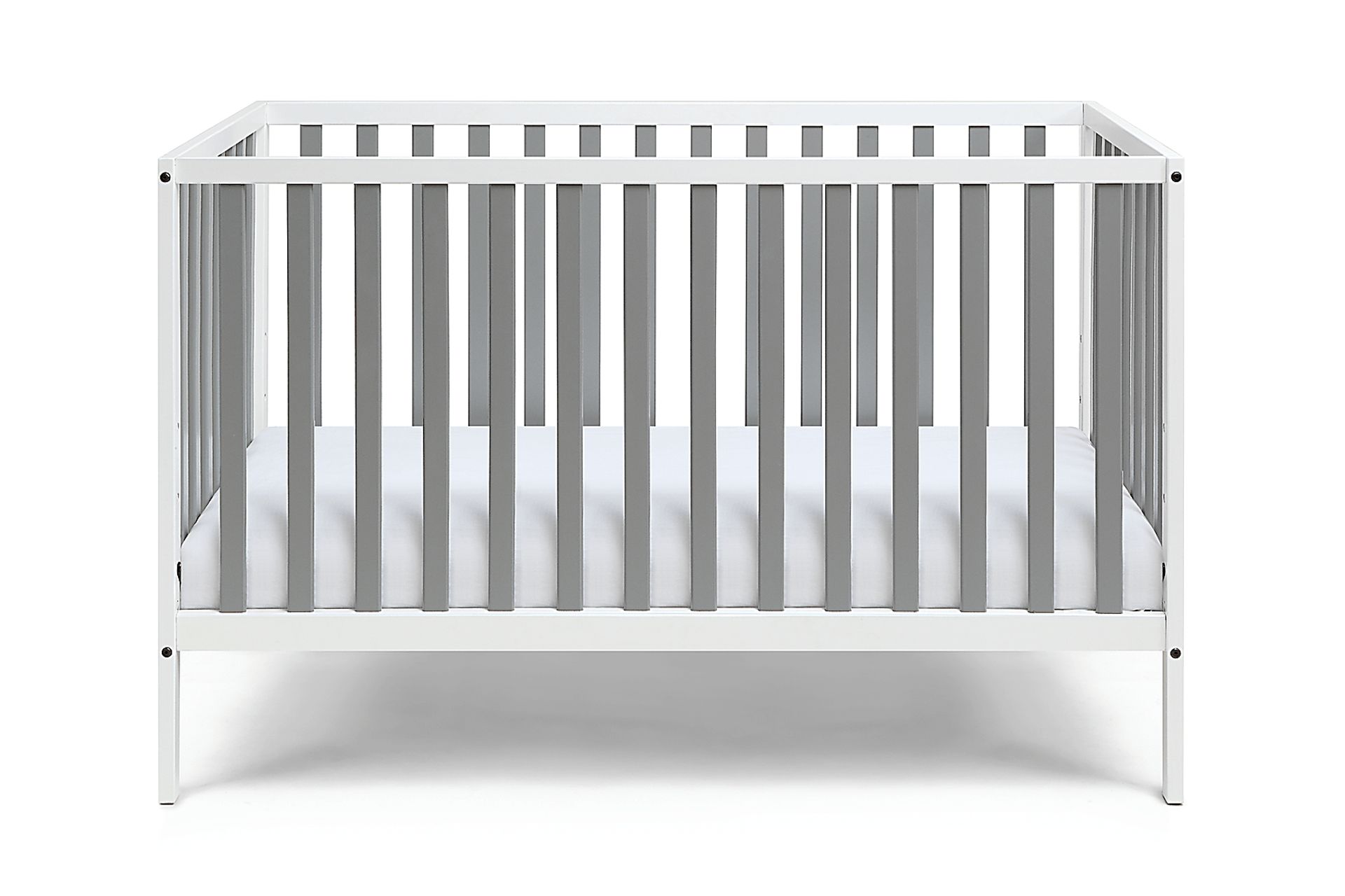 Kids Canticle Gray/White Crib - Image 2