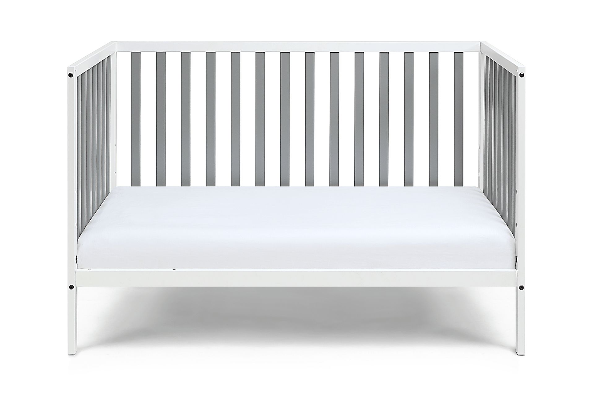 Kids Canticle Gray/White Crib - Image 3