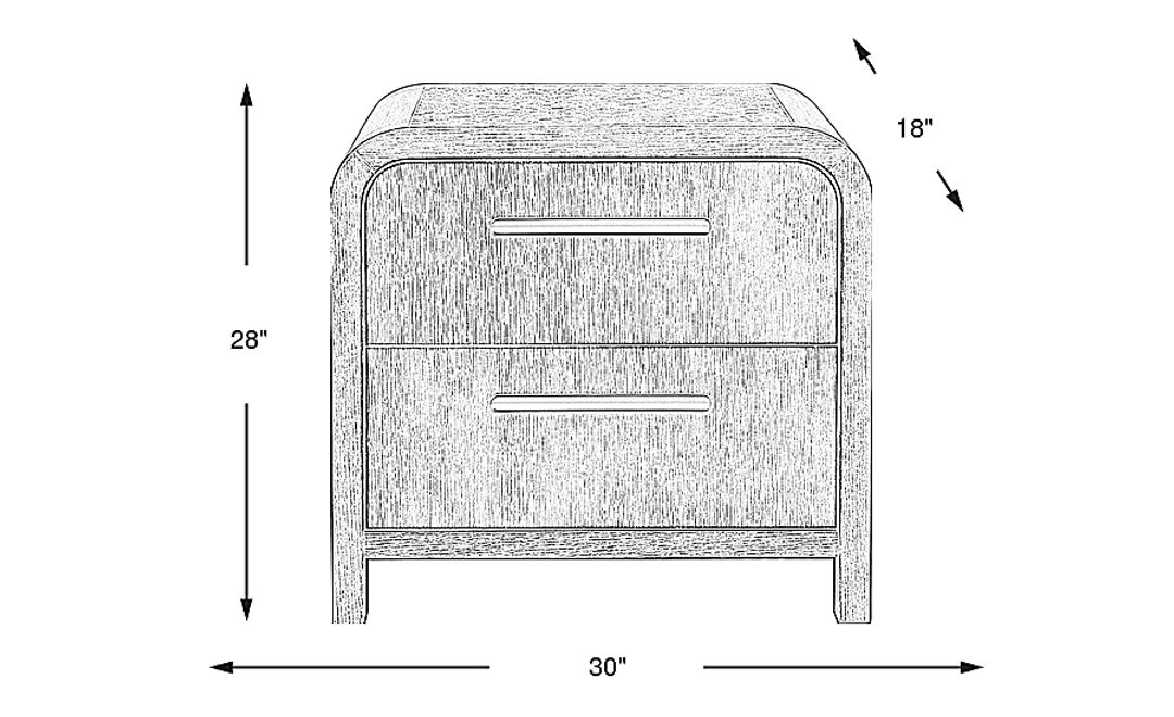 Canyon Sandstone Nightstand