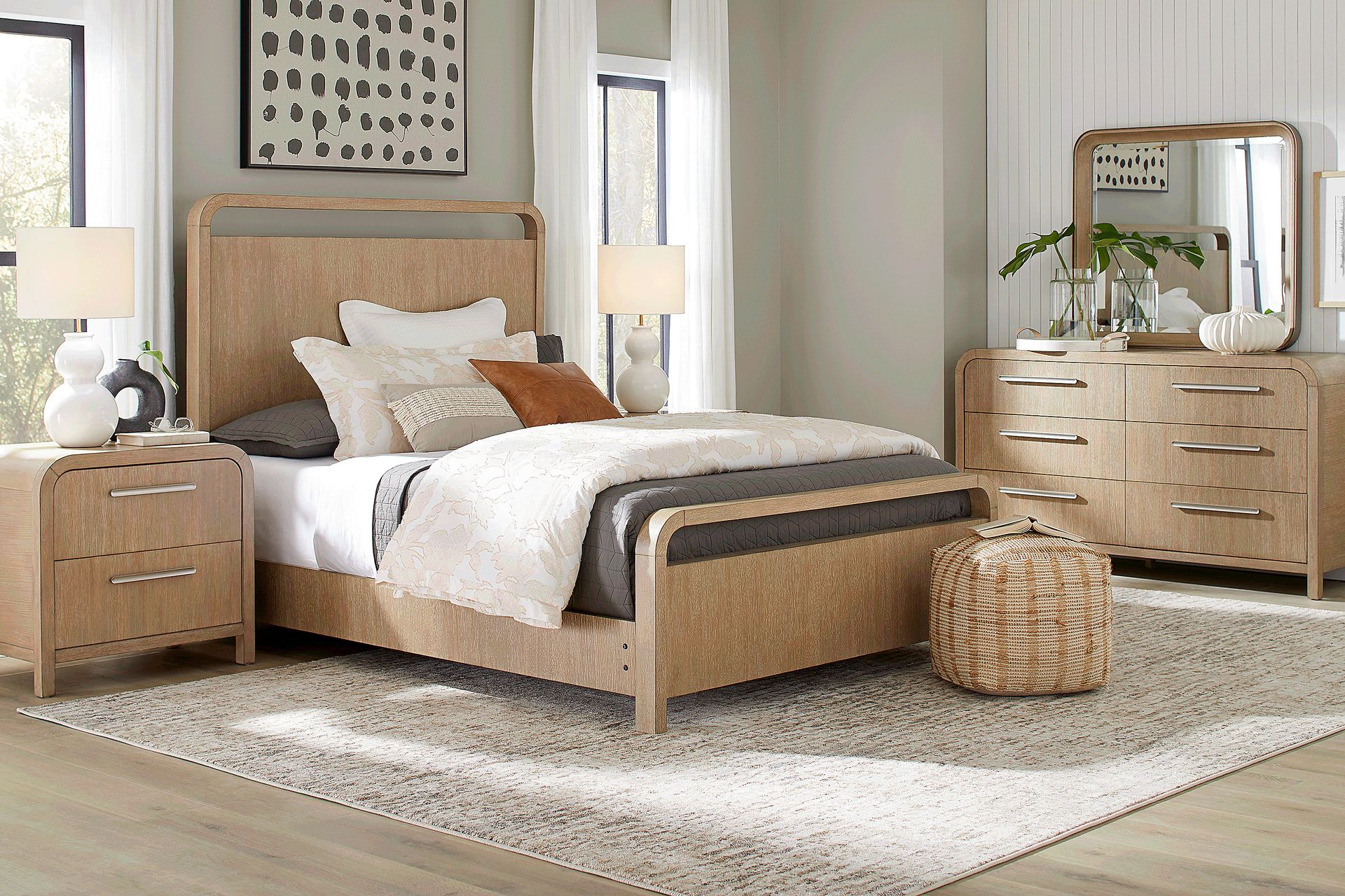 Canyon Sandstone 7 Pc Queen Panel Bedroom - Image 1