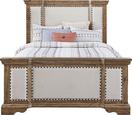 Canyon City Camel 3 Pc King Upholstered Bed