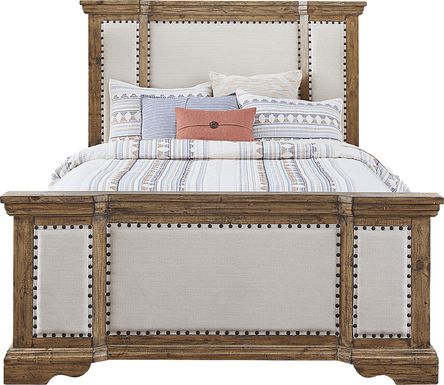 3 pc queen upholstered bed