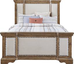 3 pc queen upholstered bed