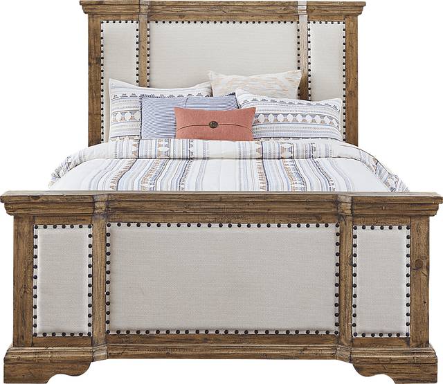 Canyon City Camel 7 Pc Queen Upholstered Bedroom - Thumbnail - Image 2