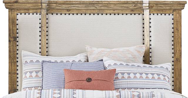 Canyon City Camel 5 Pc Queen Upholstered Bedroom - Thumbnail - Image 5