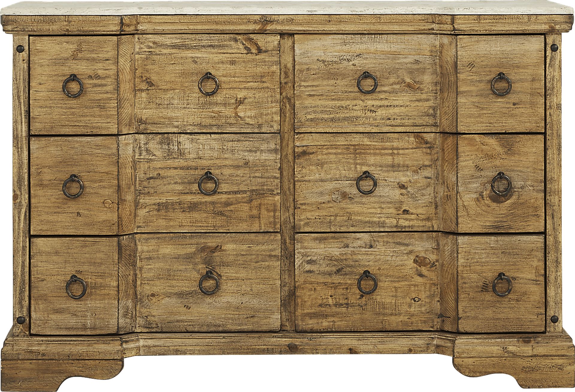 Canyon City Camel Dresser with Stone Top - Image 1