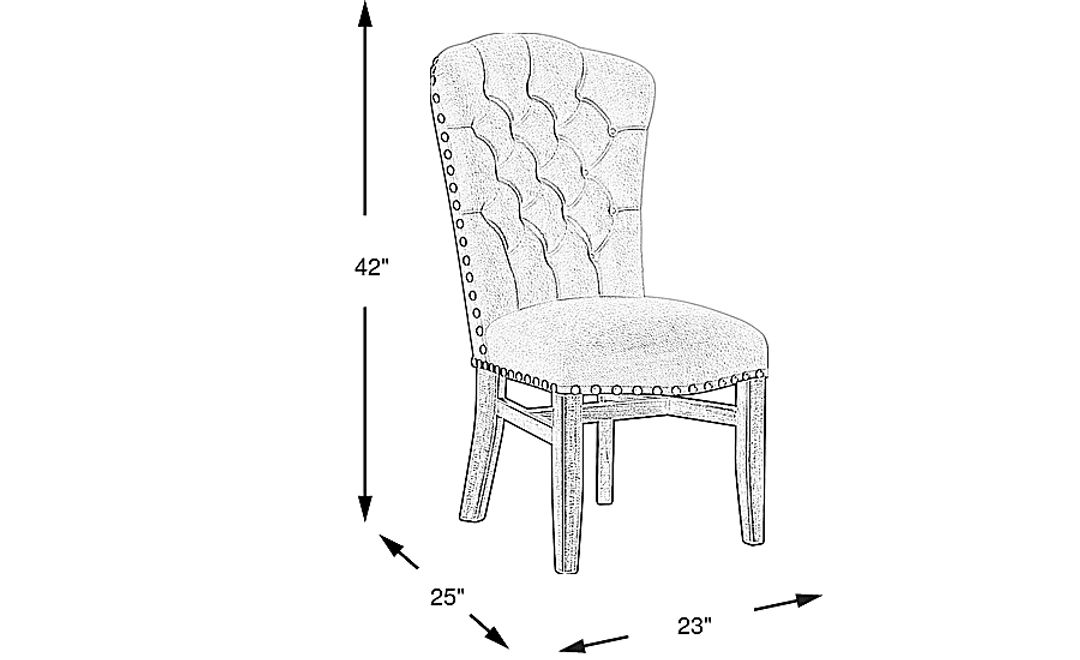 Canyon City Cream Side Chair