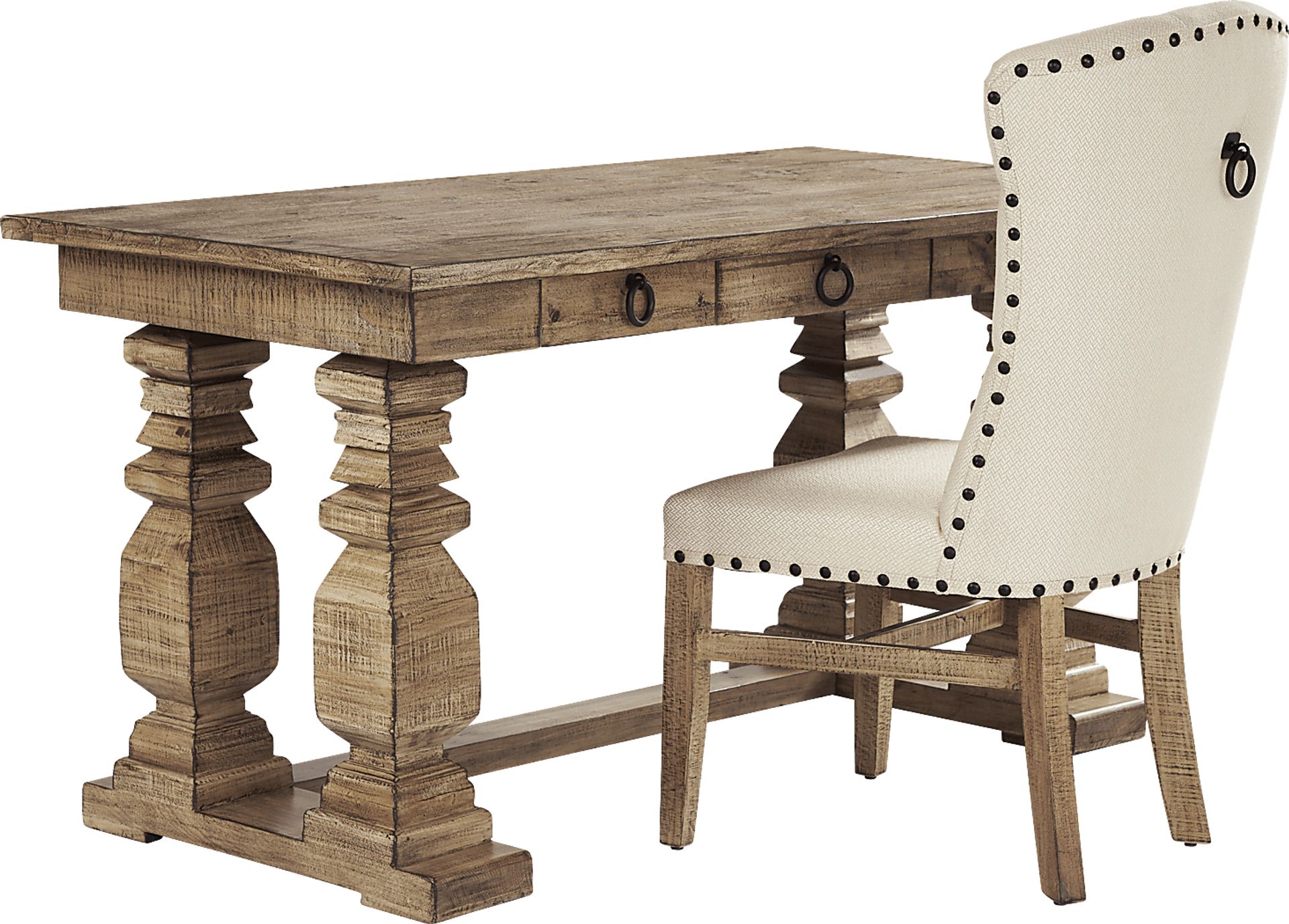 Canyon City Natural Writing Desk and Chair - Image 2