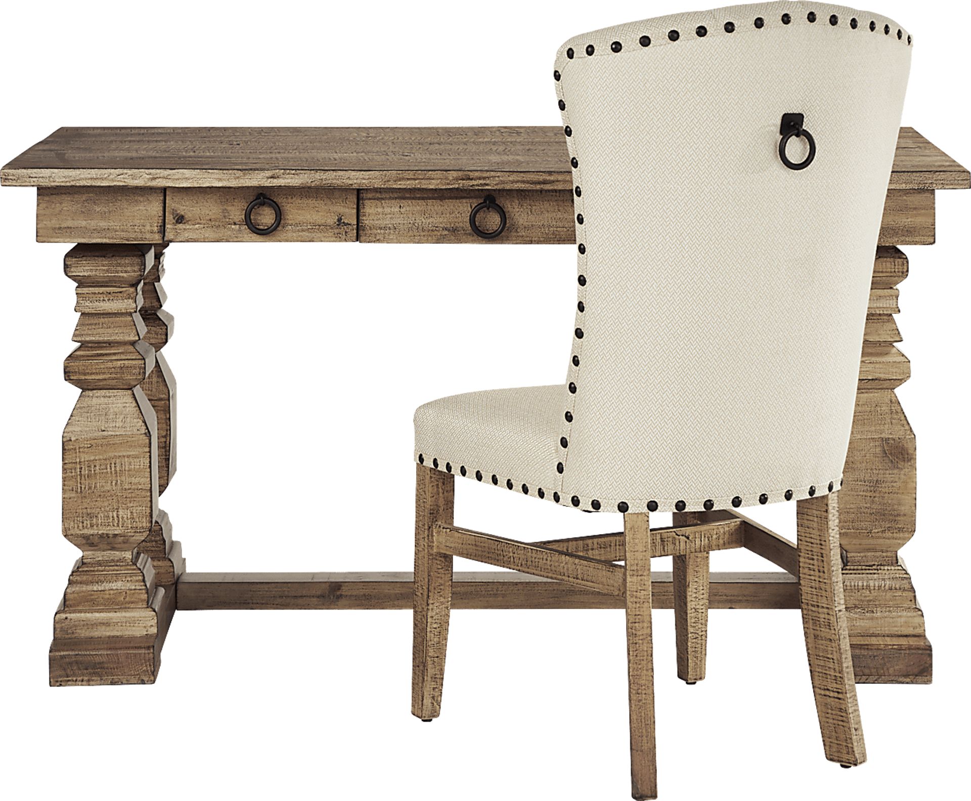 Canyon City Natural Writing Desk and Chair - Image 1