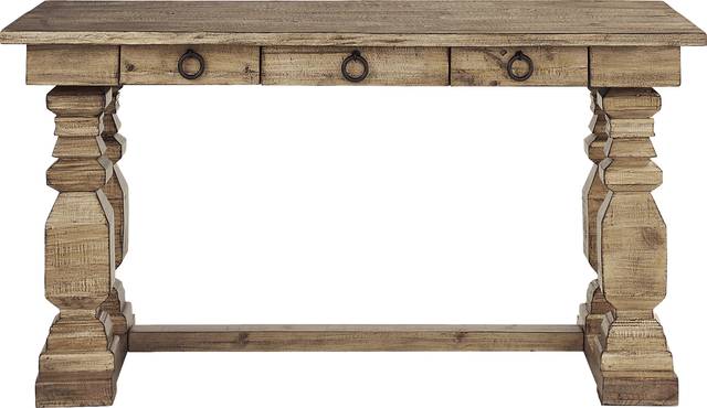 Canyon City Natural Writing Desk - Thumbnail - Image 1