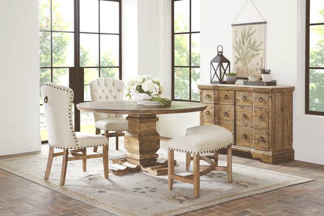 Canyon City Tan Dining Table - Thumbnail - Image 2