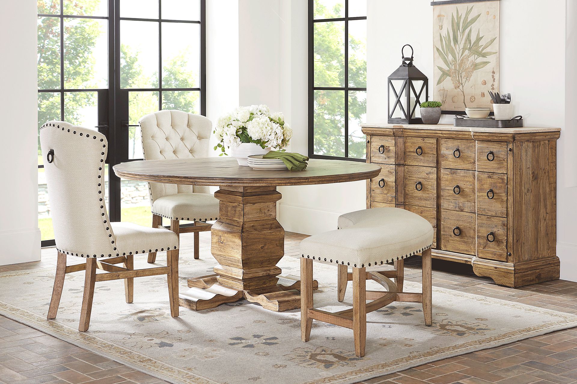 Canyon City Tan 4 Pc Dining Room - Image 1