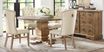 Canyon City 5 Pc Tan Light Wood Cream Beige Dining Room Set With Dining 