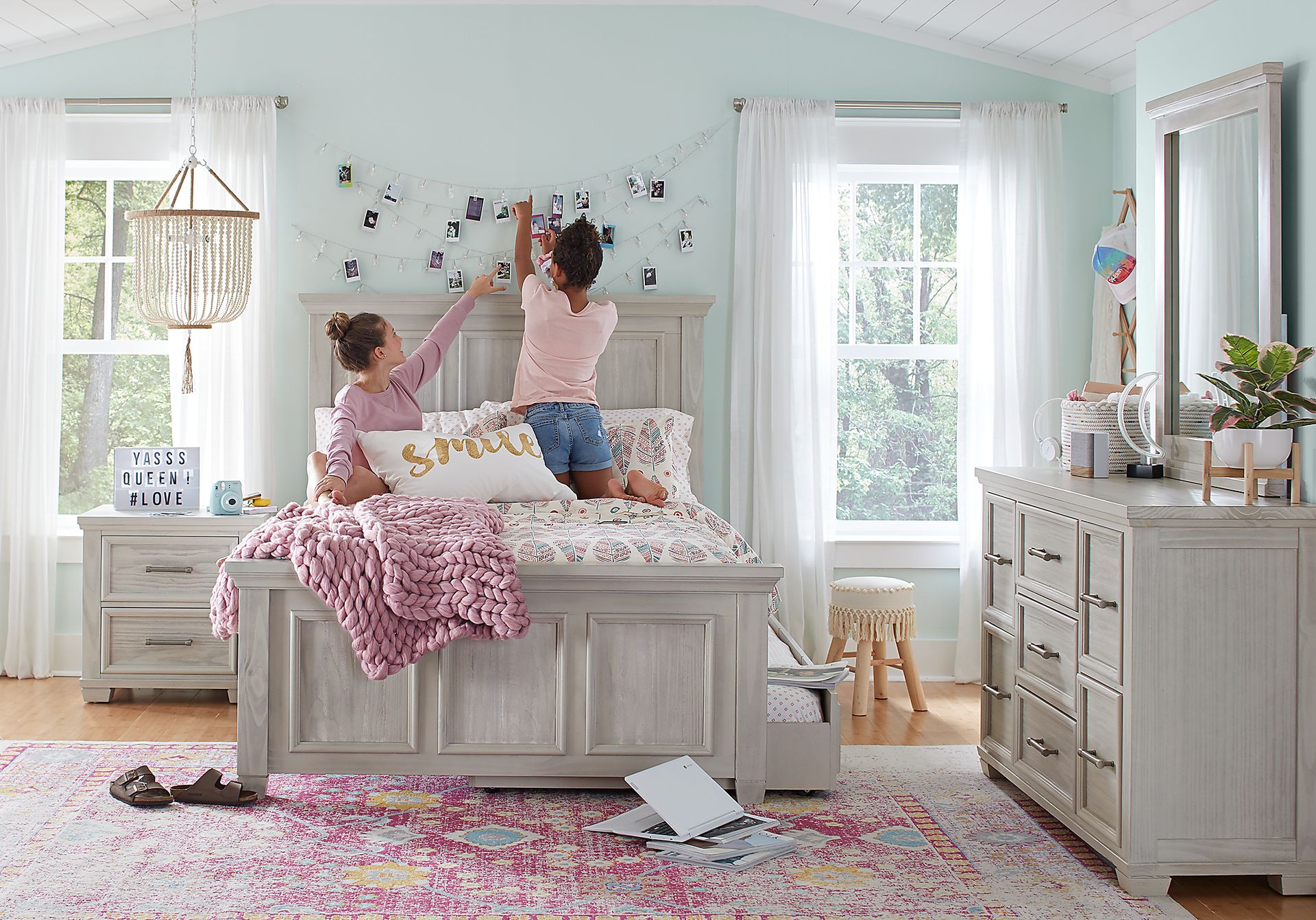 Kids Canyon Lake Ash Gray Dresser - Image 3