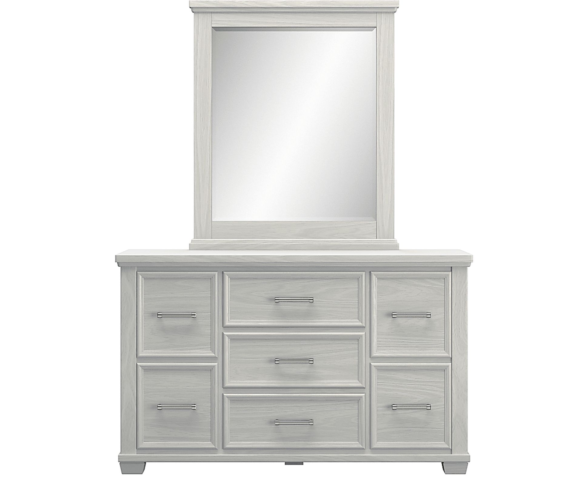 Kids Canyon Lake Ash Gray Dresser & Mirror Set - Image 1