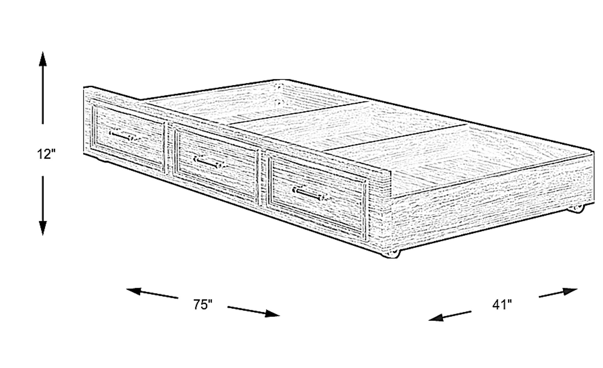 Dimension Image. Please refer to the Dimension Tab on this page for dimension details.
