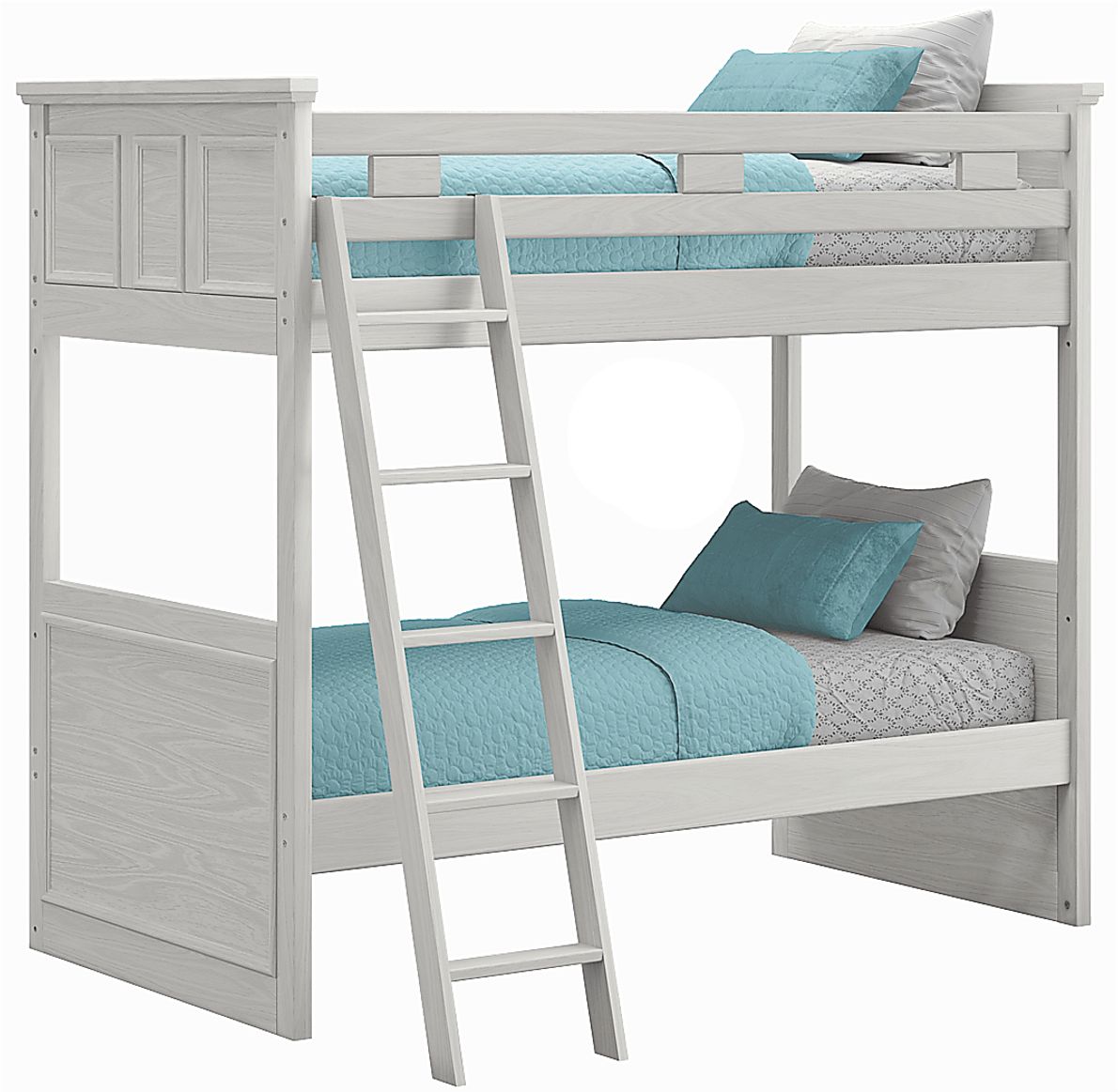 Canyon Lake Ash Gray Twin/Twin Bunk Bed Rooms To Go