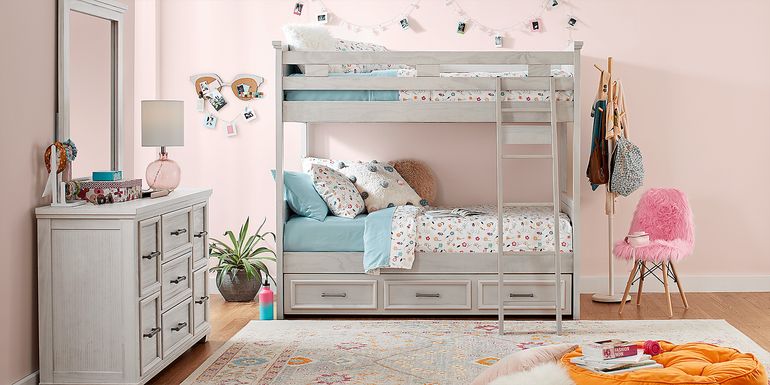 Bunk Bed S Deals, Canyon Creekside Twin Full Loft Bed With Chest And Storage Chairs