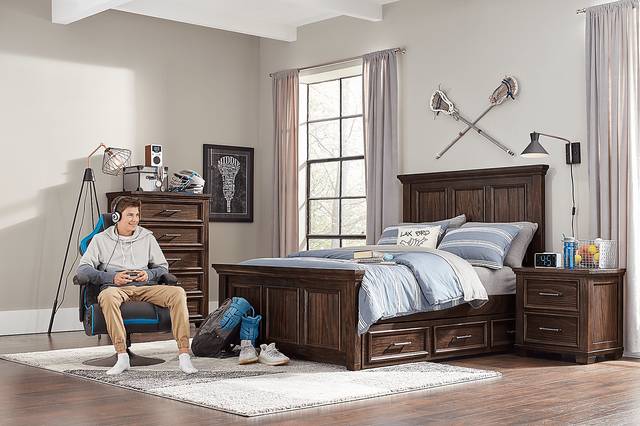 Kids Canyon Lake Java 5 Pc Full Panel Bedroom - Thumbnail - Image 4