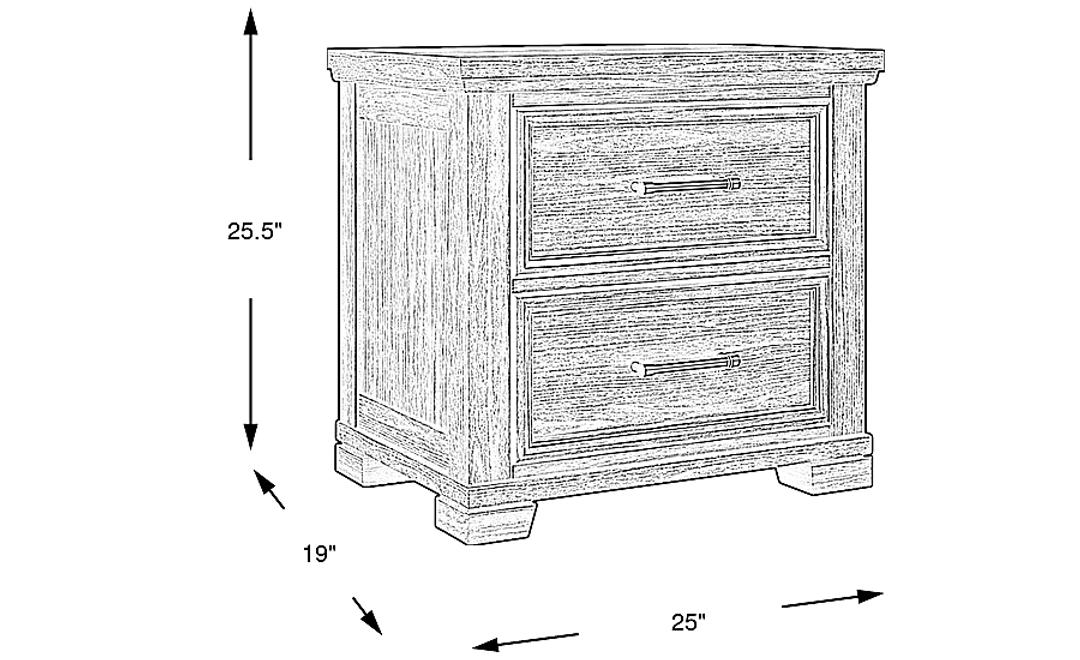 Kids Canyon Lake Java Nightstand