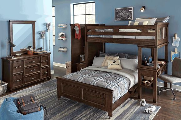 Rooms to go bunk bed with stairs sale