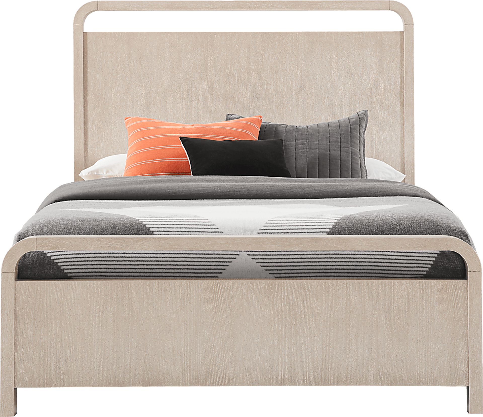 Canyon Light Gray 3 Pc King Panel Bed - Image 1