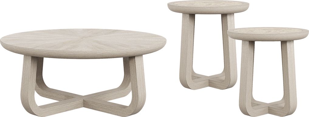Canyon Light Gray 3 Pc Occasional Table Set