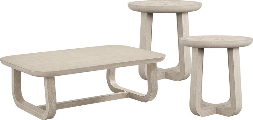 Canyon Light Gray 3 Pc Occasional Table Set