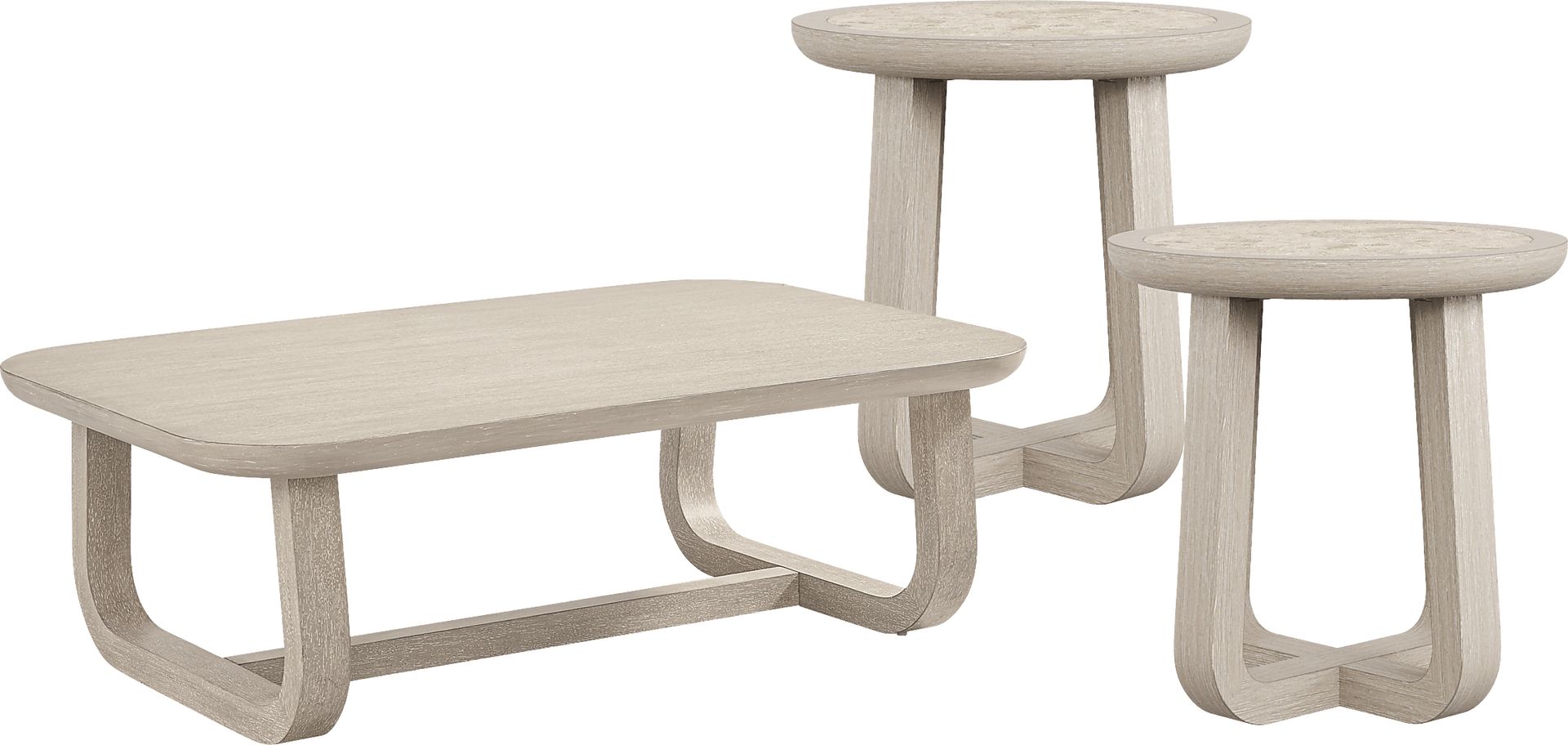 Canyon Light Gray 3 Pc Occasional Table Set - Image 1