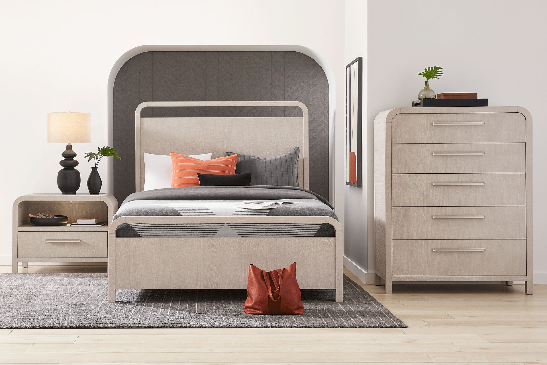 Canyon Light Gray 5 Pc King Panel Bedroom - Image 1