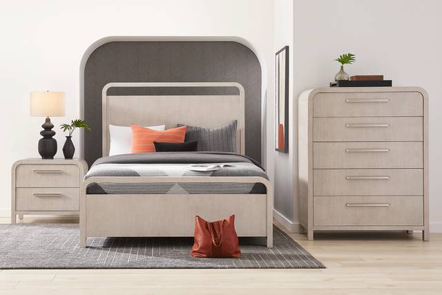Canyon Light Gray 5 Pc Queen Panel Bedroom - Thumbnail - Image 1
