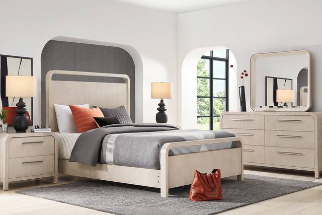 Canyon Light Gray 7 Pc King Panel Bedroom - Thumbnail - Image 1