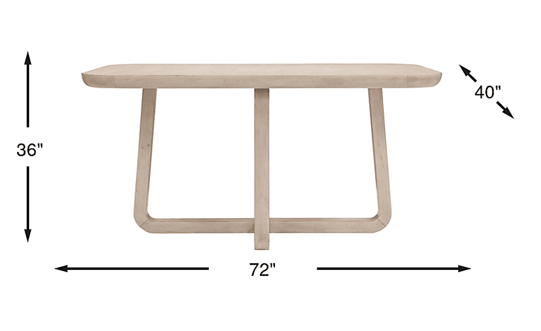 Canyon Light Gray Counter Height Dining Table