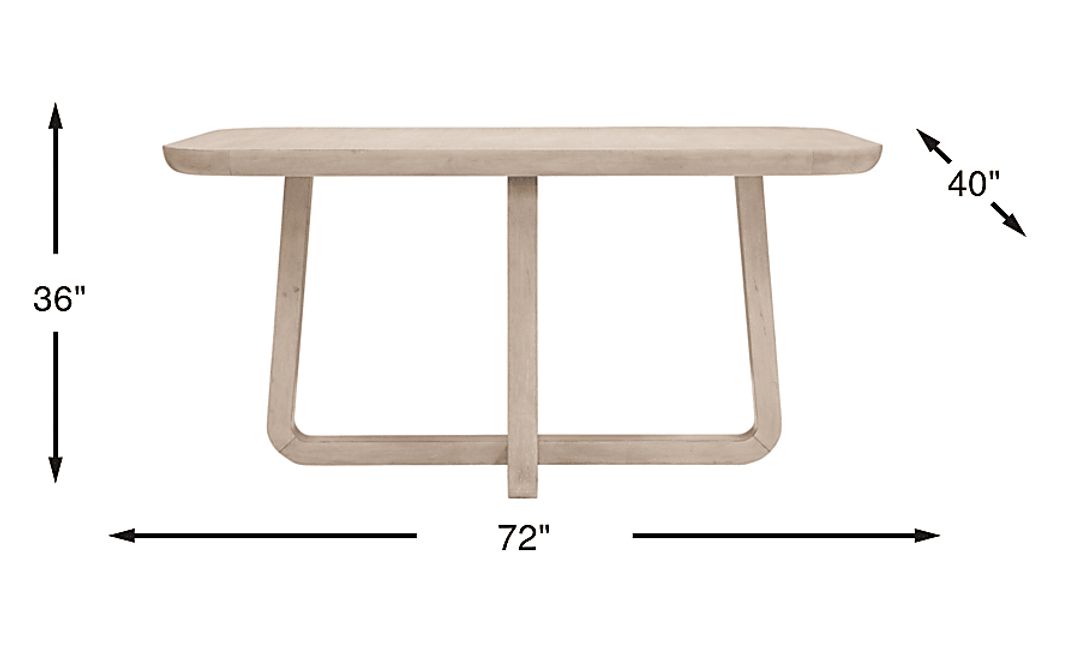 Canyon Light Gray Counter Height Dining Table