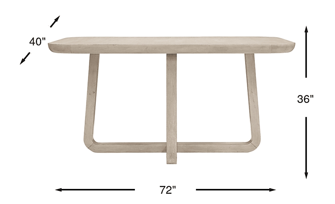 Canyon Light Gray Counter Height Dining Table