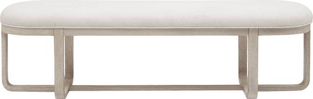 Canyon Light Gray 6 Pc Dining Room with Upholstered Chairs and Bench - Thumbnail - Image 4