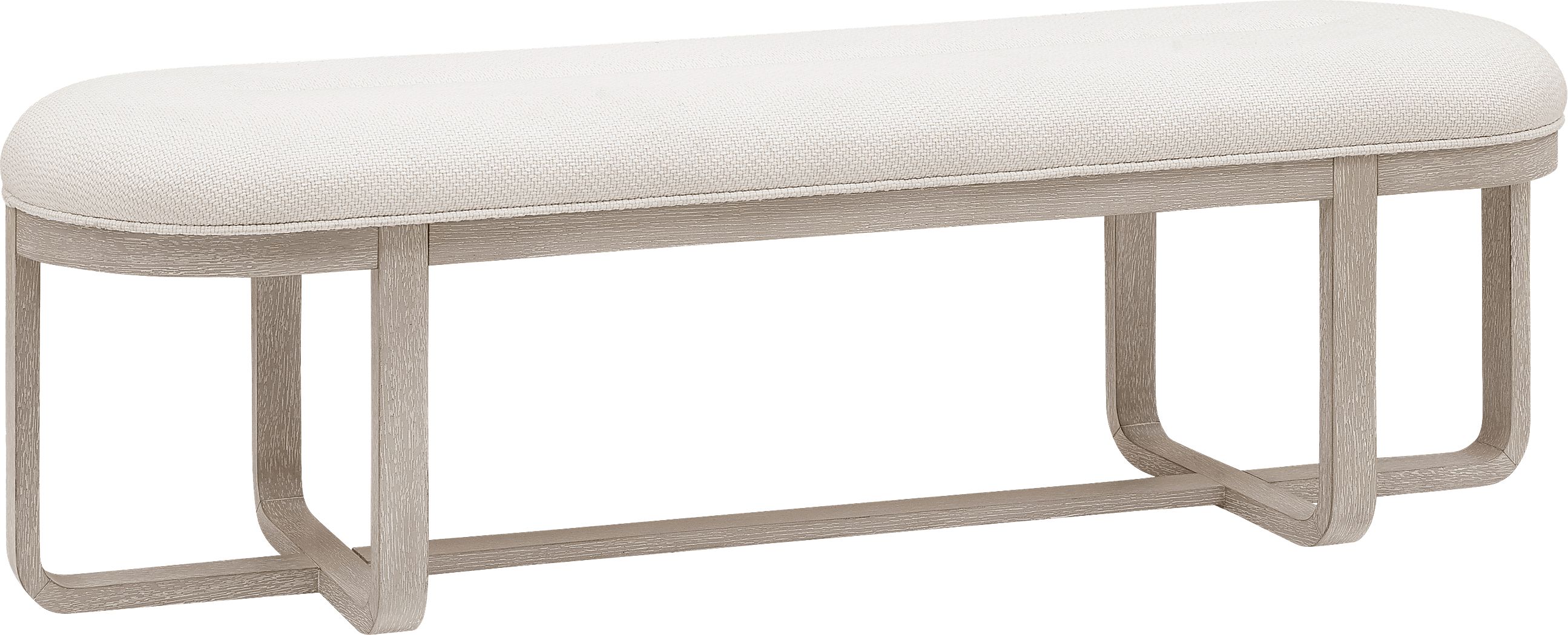 Canyon Light Gray Dining Bench